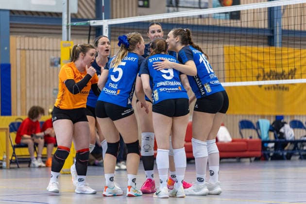 Great joy at TSV GA Stuttgart Barock Volleys MTV Ludwigsburg vs TSV GA Stuttgart, Volleyball,VLW Pokal Damen,Final, Season 2025 2026, 09 05 2026, Barock Volleys MTV Ludwigsburg vs TSV GA Stuttgart, Volleyball,VLW Pokal Damen,Final, Season 2025 2026, 09 05 2026 Aalen Waldhausen Copyright: xEibner-Pressefoto DavidexDixGiovx EP_DGI