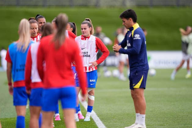 May 10, 2026, Valdebebas, Madrid, Spain: Rosa Otermin of Atletico de Madrid looks on during the Spanish Women League, Liga F, football match played between Real Madrid and Atletico De Madrid at Alfredo Di Stefano stadium on May 10, 2026, in Valdebebas, Madrid, Spain. Valdebebas Spain - ZUMAa181 20260510_zaa_a181_001 Copyright: xDennisxAgyemanx
