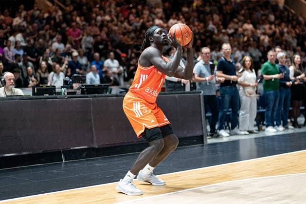Aher Uguak Nr 1 Chemnitz 99ers GER, Basketball Loewen Braunschweig vs Chemnitz 99ers, Basketball, easyCredit BBL, Week 34, Season 2025 26, 10 05 2026 GER, Basketball Loewen Braunschweig vs Chemnitz 99ers, Basketball, easyCredit BBL, Week 34, Season 2025 26, 10 05 2026 Braunschweig Copyright: xEibner-Pressefoto DanielxREINELTx EP_DRT