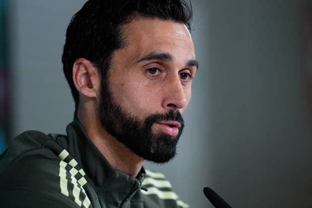 May 16, 2026, Valdebebas, Madrid, Spain: Alvaro Arbeloa, head coach of Real Madrid, attends his press conference, PK, Pressekonferenz during the training day of Real Madrid ahead the Spanish League, LaLiga EA Sports, football match against Sevilla FC at Ciudad Deportiva Real Madrid on May 16, 2026, in Madrid, Spain. Alvaro Arbeloa Press Conference For Real Madrid - Laliga Ea Sports - ZUMAa181 20260516_zaa_a181_029 Copyright: xDennisxAgyemanx