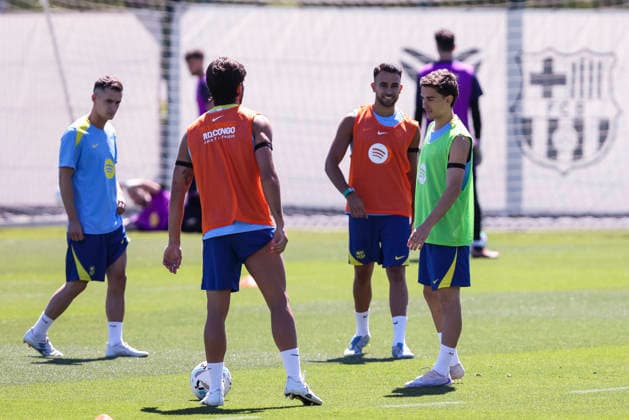 May 16, 2026, Sant Joan Despi, Barcelona, SPAIN: Gavi during the training day of FC Barcelona, Barca ahead the Spanish League, Laliga EA Sports, football match against Real Betis at Ciudad Esportiva Joan Gamper on May 16, 2026 in Sant Joan Despi, Barcelona, Spain. FC Barcelona Training And press conference, PK, Pressekonferenz - LaLiga EA Sports - ZUMAa181 20260516_zaa_a181_101 Copyright: xJavierxBorregox