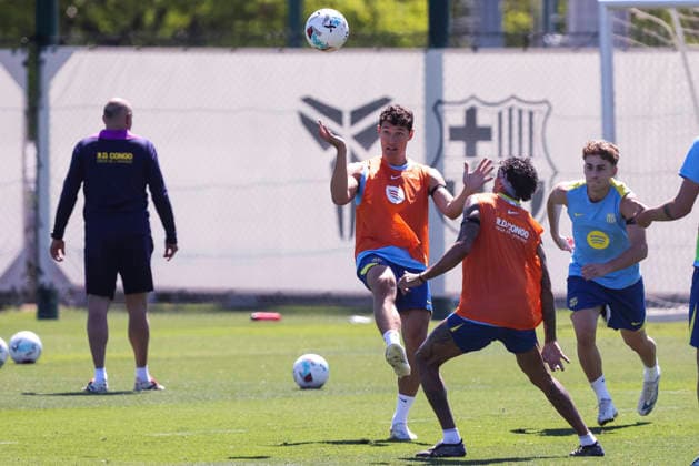 May 16, 2026, Sant Joan Despi, Barcelona, SPAIN: Andreas Christensen during the training day of FC Barcelona, Barca ahead the Spanish League, Laliga EA Sports, football match against Real Betis at Ciudad Esportiva Joan Gamper on May 16, 2026 in Sant Joan Despi, Barcelona, Spain. Sant Joan Despi SPAIN - ZUMAa181 20260516_zaa_a181_096 Copyright: xJavierxBorregox