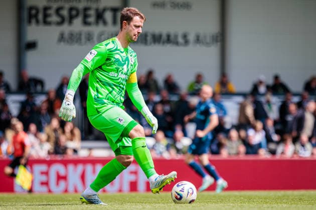 Thomas Daehne TSV 1860 Muenchen, 21 GER, SC Verl vs TSV 1860 Muenchen, Football, 3 Liga, 38 Matchday, Season 2025 2026, 16 05 2026 DFL Regulations prohibit any use of photographers as image sequences and or quasi video GER, SC Verl vs TSV 1860 Muenchen, Football, 3 Liga, 38 Matchday, Season 2025 2026, 16 05 2026 Verl Copyright: xEibner-Pressefoto JanxRollingerx EP_JSK