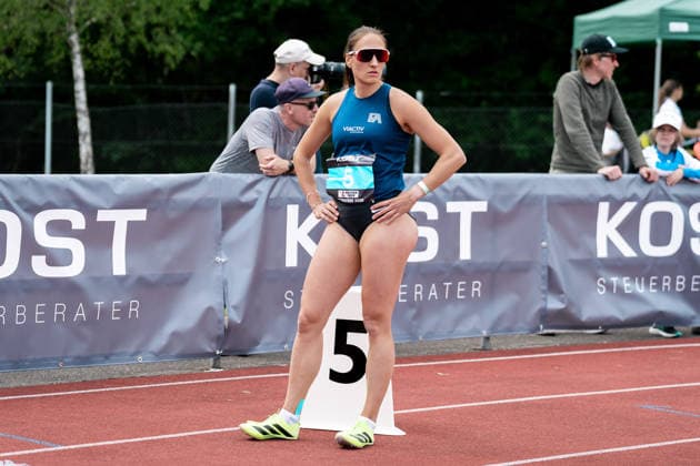 Elena Kelety Frankfurt Athletics, 300m hurdles women, 5 , GER, Leichtathletik, Athletics, International KOST Athletics Meeting, Pliezhausen, 17 05 2026, GER, Leichtathletik, Athletics, International KOST Athletics Meeting, Pliezhausen, 17 05 2026 Pliezhausen Copyright: xStefanxMayerx EP_SMR