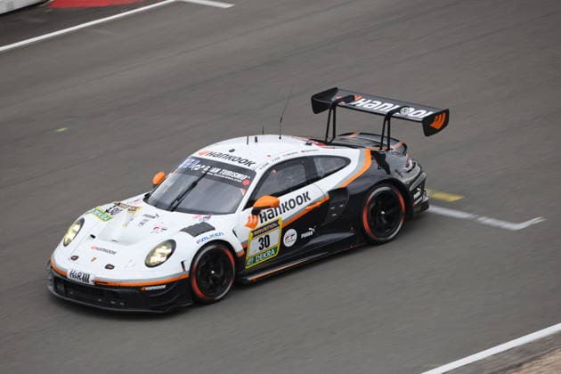 30 Jongkyum Kim KOR Roelof Bruins ARE Steven Cho KOR Marco Seefried Wildschoenau GER , Porsche 911 GT3 R Evo2, Team Hankook Competition GER GER, Motorsport, 54 ADAC Ravenol 24H Rennen Nuerburgring 2025, Rennen, Nuerburg, 17 05 2026 GER, Motorsport, 54 ADAC Ravenol 24H Rennen Nuerburgring 2025, Rennen, Nuerburg, 17 05 2026 Nuerburg Copyright: xEibner-Pressefoto JuergenxAugstx EP_JAT