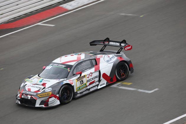 19 Jan Jaap von Roon NLD Tom Coronel NLD Christian Kohlhaas Andernach GER Duncan Huismann NLD , Audi R8 LMS GT3 Evo2, Team Max Kruse Racing GER GER, Motorsport, 54 ADAC Ravenol 24H Rennen Nuerburgring 2025, Rennen, Nuerburg, 17 05 2026 GER, Motorsport, 54 ADAC Ravenol 24H Rennen Nuerburgring 2025, Rennen, Nuerburg, 17 05 2026 Nuerburg Copyright: xEibner-Pressefoto JuergenxAugstx EP_JAT