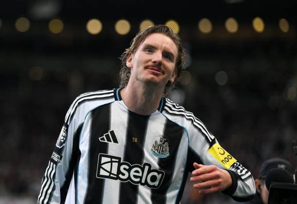Nick Woltemade of Newcastle United celebrates scoring their first goal Newcastle United v West Ham United, Premier League, Football, St James Park, Newcastle, UK - 17 May 2026Newcastle St James Park United Kingdom EDITORIAL USE ONLY No use with unauthorised audio, video, data, fixture lists, club league logos or live services. Online in-match use limited to 120 images, no video emulation. No use in betting, games or single club league player publications. Copyright: xRichardxLee Shutterstockx 16877466au