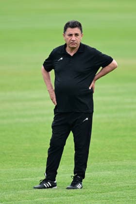 Iran National Football Team starts preparations in Turkiye s Antalya ahead of 2026 FIFA World Cup, WM, Weltmeisterschaft, Fussball ANTALYA, TURKIYE - MAY 19: Head Coach of the Iran National Football Team Amir Ghalenoei leads a training session at the Mardan Sports Complex in Antalya, Turkiye on May 19, 2026. The national team, Nationalteam launched their training camp in southern Turkiye to prepare for the upcoming 2026 FIFA World Cup, jointly hosted by the United States, Canada, and Mexico. Orhan Cicek Anadolu Antalya Turkey. Editorial use only. Please get in touch for any other usage. Copyright: x2026xAnadoluxOrhanxCicekx