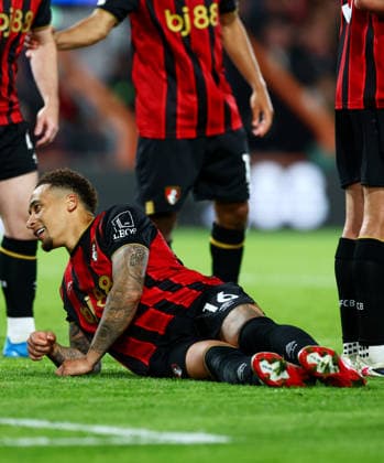 Marcus Tavernier of AFC Bournemouth. AFC Bournemouth v Manchester City, Premier League, Football, Vitality Stadium, Bournemouth, UK - 19 May 2026Bournemouth Vitality Stadium United Kingdom EDITORIAL USE ONLY No use with unauthorised audio, video, data, fixture lists, club league logos or live services. Online in-match use limited to 120 images, no video emulation. No use in betting, games or single club league player publications. Copyright: xJamesxMarsh Shutterstockx 16881288bt