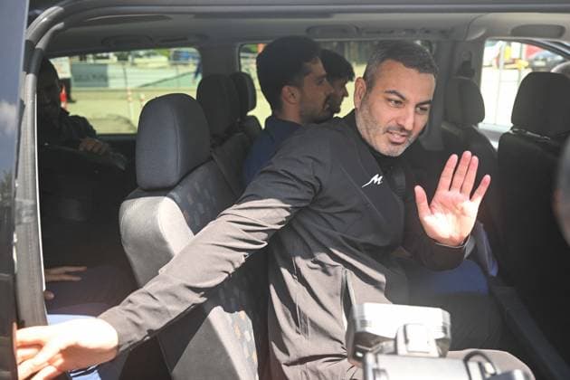 Iranian national football team visits US Embassy in Ankara for World Cup visa applications ANKARA, TURKIYE - MAY 21: Players of the Iranian national football team, set to compete in the 2026 FIFA World Cup, WM, Weltmeisterschaft, Fussball co-hosted by the US, Canada, and Mexico, leave the US Embassy after completing their visa application procedures in Ankara, Turkiye on May 21, 2026. Ismail Aslandag Anadolu Ankara Turkey. Editorial use only. Please get in touch for any other usage. Copyright: x2026xAnadoluxIsmailxAslandagx