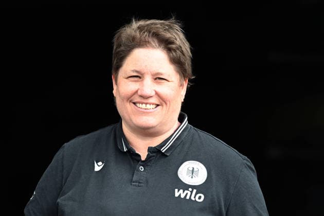 Sabine TSCHAEGE, Tschäge, national coach of the DRV, discipline coach mens oars, portrait, portrait, portrait, single picture, cropped single motif, rowing, presentation Germany eights of the 2026 season, on 21 05 2026 in Dortmund Germany Â