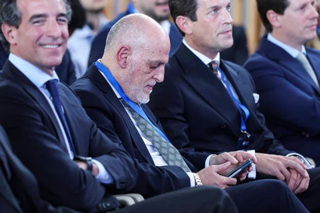 May 21, 2026, Madrid, Madrid, Spain: Javier Tebas, President of LaLIga, attends to the 2026 ISC Awards Ceremony, which took place during the ISDE Sports Convention at the Official College of Architects of Madrid on May 21, 2026, in Madrid, Spain. Madrid Spain - ZUMAa181 20260521_zaa_a181_049 Copyright: xIrinaxR.xHipolitox