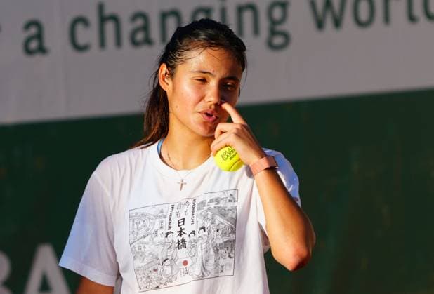 Emma Raducanu practices French Open Tennis, Thursday Previews, Qualifying and Practice, Tennis, Roland Garros, Paris, France - 21 May 2026Paris Roland Garros France EDITORIAL USE ONLY No use with unauthorised audio, video, data, fixture lists, club league logos or live services. Online in-match use limited to 120 images, no video emulation. No use in betting, games or single club league player publications. Copyright: xJavierxGarcia Shutterstockx 16886896co