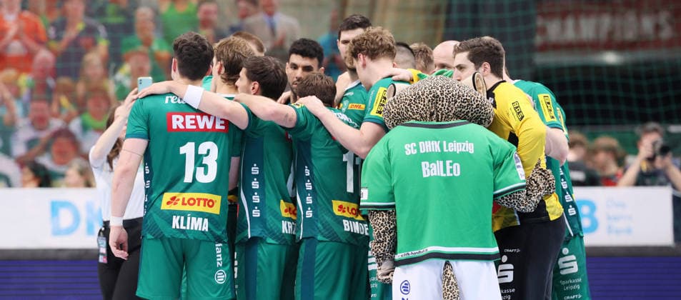 Leipzig, 21.05.2026, Arena Leipzig, Handball, Bundesliga, 32.Spieltag , SC DHfK Leipzig vs. MT Melsungen 27:33 (12:13), Im Bild; Enttäuschung bei Leipzig. , Nur zur redaktionellen Nutzung. Only editorial use. , DHB HBL regulations prohibit any use of photographs as image sequences and or quasi-video. ,