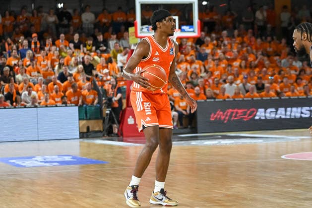 Malik Parsons RASTA Vechta, 03 RASTA Vechta vs ALBA Berlin, easyCredit Basketball Bundesliga, Play Off, Season 2025 2026, 22 05 2026, RASTA Vechta vs ALBA Berlin, easyCredit Basketball Bundesliga, Play Off, Season 2025 2026, 22 05 2026 Vechta Copyright: xEibner-Pressefoto RobertxGertzenx EP_RGN