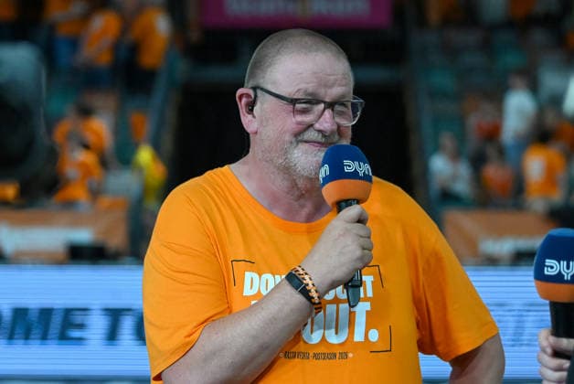 Stefan Niemeyer RASTA Vechta, Club Manager in an interview at DYN RASTA Vechta vs ALBA Berlin, easyCredit Basketball Bundesliga, Play Off, Season 2025 2026, 22 05 2026, RASTA Vechta vs ALBA Berlin, easyCredit Basketball Bundesliga, Play Off, Season 2025 2026, 22 05 2026 Vechta Copyright: xEibner-Pressefoto RobertxGertzenx EP_RGN