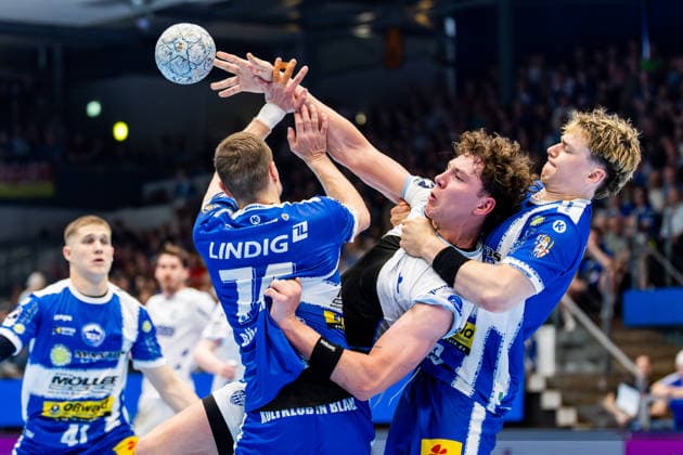 22 05 2026, GER, Handball, Men, Season 25 26, Daikin 1 Bl, 32 Matchday, ThSV Eisenach TVB Lemgo Lippe Joel Willecke TVB Lemgo Lippe , Tillman Leu ThSV Eisenach,99 , Vincent Buechner ThSV Eisenach,74 99817 Eisenach Werner Assmann Halle Am Sportp Thueringen Germany