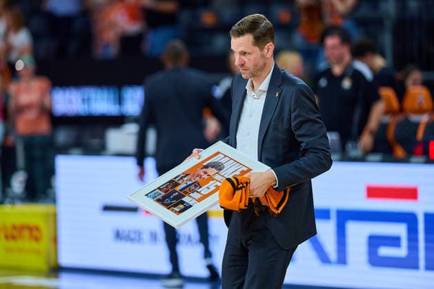 Thorsten Leibenath ratiopharm ulm, sports director leaves ratiopharm arena GER after 15 years, ratiopharm ulm vs Bamberg Baskets, basketball, playoffs, quarterfinals, 3 match, EasyCredit BBL, 2025 2026 season, 23 05 2026 GER, ratiopharm ulm vs Bamberg Baskets, basketball, playoffs, quarterfinals, 3 match, EasyCredit BBL, 2025 2026 season, 23 05 2026 New Ulm Copyright: xEibner-Pressefoto GeraldxOelze-dexStoppanyx EP_ODS