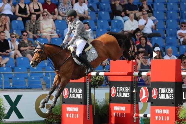 Philipp Weishaupt GER with horse Aberdeen Z, 2nd place, best German, S9 Preis des Handwerks, Youngster Tour Final, CSIYH1 show jumping competition with jump-off for young horses, World Equestrian Festival, TSCHIO Aachen 2026, TSCHIO instead of CHIO 2026, Aachener Soers, 22 to 24 May 2026, equestrian sport, 24 05 2026, Aachener Soers Germany