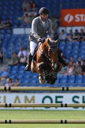 Philipp Weishaupt GER with horse Aberdeen Z, 2nd place, best German, S9 Preis des Handwerks, Youngster Tour Final, CSIYH1 show jumping competition with jump-off for young horses, World Equestrian Festival, TSCHIO Aachen 2026, TSCHIO instead of CHIO 2026, Aachener Soers, 22 to 24 May 2026, equestrian sport, 24 05 2026, Aachener Soers Germany