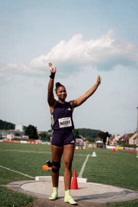 Yemisi Mabry MTG Mannheim, 93, shot put women , GER, Leichtathletik, Athletics, Pfingstsportfest, Rehlingen, 24 05 2026, GER, Leichtathletik, Athletics, Pfingstsportfest, Rehlingen, 24 05 2026 Rehlingen Copyright: xStefanxMayerx EP_SMR