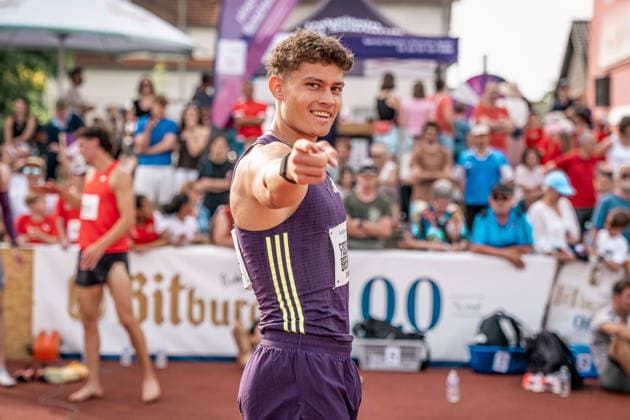 Owe Fischer Breiholz Koenigsteiner LV, 45, 400m hurdles men , GER, Leichtathletik, Athletics, Pfingstsportfest, Rehlingen, 24 05 2026, GER, Leichtathletik, Athletics, Pfingstsportfest, Rehlingen, 24 05 2026 Rehlingen Copyright: xStefanxMayerx EP_SMR