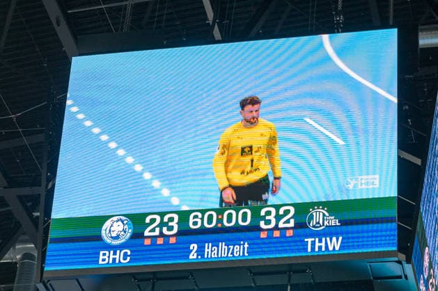 THW Kiel wins 32 23 against Bergischer HC Bergischer HC vs THW KIel, Handball, DAIKIN HBL, Matchday 32, Season 2025 2026, 24 05 2026 Bergischer HC vs THW Kiel, Handball, DAIKIN HBL, Matchday 32, Season 2025 2026, 24 05 2026 Duesseldorf Copyright: xEibner-Pressefoto ThomasxHaeslerx EP_THR