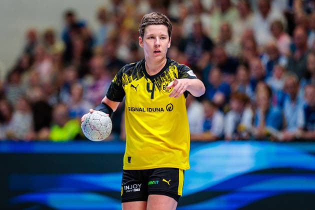 Alina Grijseels Borussia Dortmund, 04 GER, HSG Blomberg Lippe vs Borussia Dortmund, Handball, 1 Bundesliga Women, Play Offs, Final, Match 2, 24 05 2026 GER, HSG Blomberg Lippe vs Borussia Dortmund, Handball, 1 Bundesliga Women, Play Offs, Final, Match 2, 24 05 2026 Blomberg Copyright: xEibner-Pressefoto JanxRollingerx EP_JSK