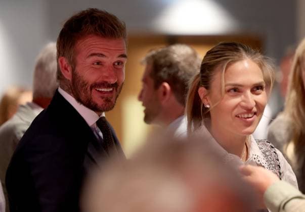 Former Manchester United, ManU Footballer and Salford City Co-Owner Sir David Beckham in attendance in the Wembley suite Notts County v Salford City, EFL Sky Bet League Two, Play-Off Final, Football, Wembley Stadium, London, UK - 25 May 2026London Wembley Stadium United Kingdom EDITORIAL USE ONLY No use with unauthorised audio, video, data, fixture lists, club league logos or live services. Online in-match use limited to 120 images, no video emulation. No use in betting, games or single club league player publications. Copyright: xIanxTuttle Shutterstockx 16889936cd