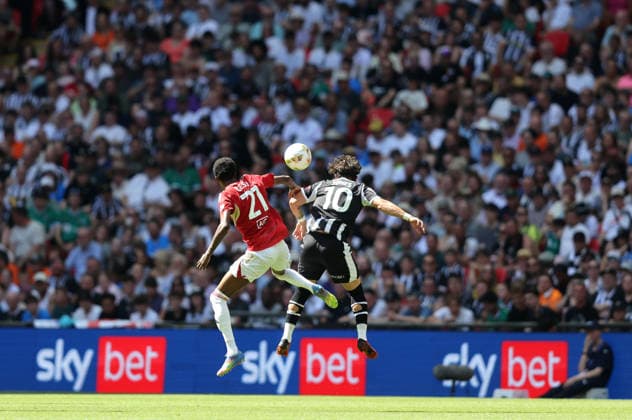 Sky Bet LED Notts County v Salford City, EFL Sky Bet League Two, Play-Off Final, Football, Wembley Stadium, London, UK - 25 May 2026London Wembley Stadium United Kingdom EDITORIAL USE ONLY No use with unauthorised audio, video, data, fixture lists, club league logos or live services. Online in-match use limited to 120 images, no video emulation. No use in betting, games or single club league player publications. Copyright: xAndrewxFosker Shutterstockx 16889937ar