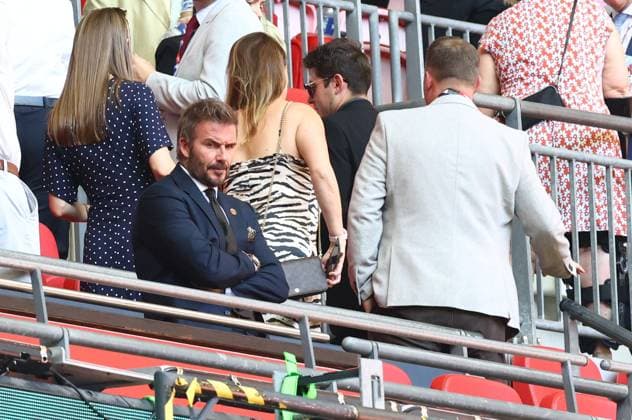 Salford City consortium Member David Beckham at half time Notts County v Salford City, EFL Sky Bet League Two, Play-Off Final, Football, Wembley Stadium, London, UK - 25 May 2026London Wembley Stadium United Kingdom EDITORIAL USE ONLY No use with unauthorised audio, video, data, fixture lists, club league logos or live services. Online in-match use limited to 120 images, no video emulation. No use in betting, games or single club league player publications. Copyright: xJamesxMarsh Shutterstockx 16889922de