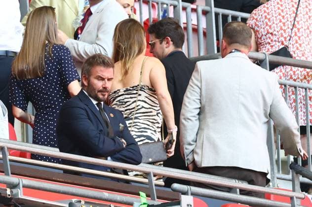 Salford City consortium Member David Beckham at half time Notts County v Salford City, EFL Sky Bet League Two, Play-Off Final, Football, Wembley Stadium, London, UK - 25 May 2026London Wembley Stadium United Kingdom EDITORIAL USE ONLY No use with unauthorised audio, video, data, fixture lists, club league logos or live services. Online in-match use limited to 120 images, no video emulation. No use in betting, games or single club league player publications. Copyright: xJamesxMarsh Shutterstockx 16889922dd