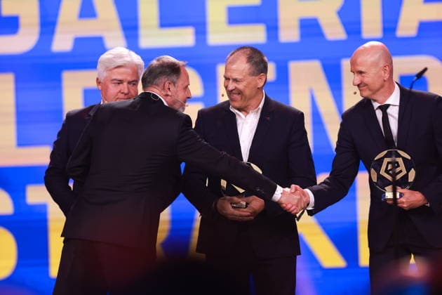 2026.05.25 Warszawa pilka nozna ekstraklasa Gala Ekstraklasy 2026 N z Marcin Animucki, Marek Magiera, Marek Chojnacki, Tomasz Wieszczycki, Krzysztof Dowhan, Andrzej Janisz Foto Przemyslaw Szyszka PressFocus 2026.05.25 Warszawa Football - Ekstraklasa Awards Gala 2026 Gala Ekstraklasy 2026 Marcin Animucki, Marek Magiera, Marek Chojnacki, Tomasz Wieszczycki, Krzysztof Dowhan, Andrzej Janisz Credit: Przemyslaw Szyszka PressFocus NEWSPIX.PL --- newspix.pl