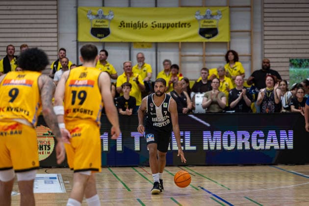 Kyle Anthony Castlin Giessen 46ers, 07 GER, Bozic Estriche Knights Kirchheim vs Giessen 46ers, BARMER 2 Basketball Bundesliga, Playoffs Semifinal Game 3, Season 2025 2026, 26 05 2026 GER, Bozic Estriche Knights Kirchheim vs Giessen 46ers, BARMER 2 Basketball Bundesliga, Playoffs Semifinal Game 3, Season 2025 2026, 26 05 2026 Goeppingen Copyright: xEibner-Pressefoto NinaxSanderx EP_NSR