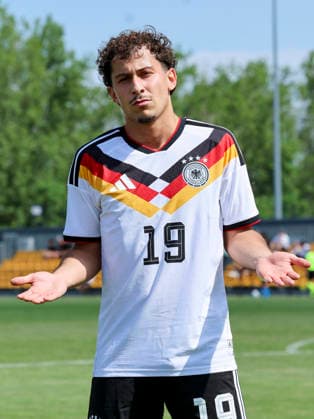 Taycan Etcibasi Germany celebrates his goal for 0 1, UEFA Under 19 friendly, Slovakia v Germany, MOL Academy on 27 May 2026 in Dunajska Streda, Slovakia Photo by Marco Steinbrenner DeFodi Images Taycan Etcibasi Germany celebrates after scoring his teams first goal, UEFA Under 19 friendly, Slovakia v Germany, MOL Academy, May 27, 2026 in Dunajska Streda, Slovakia Photo by Marco Steinbrenner DeFodi Images