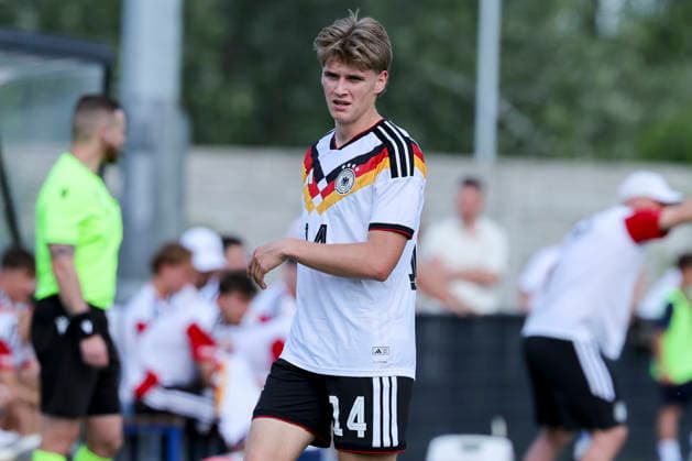Jan Buerger Germany looks on, UEFA Under 19 friendly, Slovakia v Germany, MOL Academy on May 27, 2026 in Dunajska Streda, Slovakia Photo by Marco Steinbrenner DeFodi Images Jan Buerger Germany looks on, UEFA Under 19 friendly, Slovakia v Germany, MOL Academy, May 27, 2026 in Dunajska Streda, Slovakia Photo by Marco Steinbrenner DeFodi Images