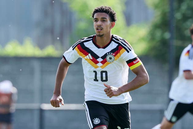 Francis Onyeka Germany looks on, UEFA Under 19 friendly, Slovakia v Germany, MOL Academy on May 27, 2026 in Dunajska Streda, Slovakia Photo by Marco Steinbrenner DeFodi Images Francis Onyeka Germany looks on, UEFA Under 19 friendly, Slovakia v Germany, MOL Academy, May 27, 2026 in Dunajska Streda, Slovakia Photo by Marco Steinbrenner DeFodi Images