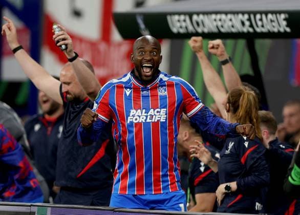 Jean-Philippe Mateta of Crystal Palace celebrates winning the UEFA Conference League Crystal Palace v Rayo Vallecano, UEFA Conference League, Final, Football, Red Bull Arena, Leipzig, Germany - 27 May 2026Leipzig Red Bull Arena Germany EDITORIAL USE ONLY No use with unauthorised audio, video, data, fixture lists, club league logos or live services. Online in-match use limited to 120 images, no video emulation. No use in betting, games or single club league player publications. Copyright: xKieranxMcManus Shutterstockx 16898266df