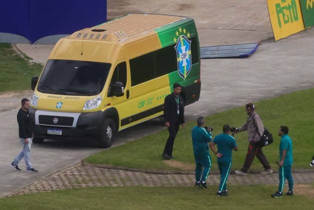 Jogadores da selecao chegam à Granja Comary de helicoptero para iniciar preparacao para a Copa Brazilian player Neymar arrives at Granja Comary in Teresopolis, in the mountainous region of Rio de Janeiro state, Brazil, on Wednesday, May 27, 2026. Players called up by Carlo Ancelotti to represent Brazil at the 2026 FIFA World Cup, WM, Weltmeisterschaft, Fussball began reporting to Granja Comary, the national team, Nationalteam Ä™s training center in Teresopolis, officially starting preparations for Brazil™s bid for a sixth world title. Training sessions at the facility run from Wednesday, May 27, through Saturday, May 30. Photo: PEDRO KIRILOS ESTADoO CONTEÃöDO ESTADoO CONTEÃöDO TERESOPOLIS RJ BRASIL Copyright: xPEDROxKIRILOSx