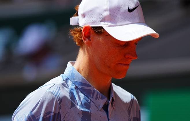 Jannik Sinner during his second round defeat French Open Tennis, Day Five, Tennis, Roland Garros, Paris, France - 28 May 2026Paris Roland Garros France EDITORIAL USE ONLY No use with unauthorised audio, video, data, fixture lists, club league logos or live services. Online in-match use limited to 120 images, no video emulation. No use in betting, games or single club league player publications. Copyright: xJavierxGarcia Shutterstockx 16898263u