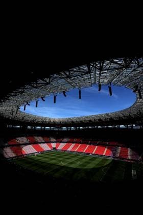 A general view of the Puskas Arena ahead of tomorrow s final Paris Saint-Germain Training Session, UEFA Champions League, Final, Football, Puskas Arena, Budapest, Hungary - 29 May 2026Budapest Puskas Arena Hungary EDITORIAL USE ONLY No use with unauthorised audio, video, data, fixture lists, club league logos or live services. Online in-match use limited to 120 images, no video emulation. No use in betting, games or single club league player publications. Copyright: xKieranxMcManus Shutterstockx 16898279b