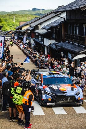 AUTO - WRC, Motorsport Rallye, WM - RALLY JAPAN 2026 11 Thierry NEUVILLE, Martijn WYDAEGHE, Hyundai i20 N Rally1, action during the 2026 Rally Japan, 7th round of the 2026 FIA WRC World Rally Car Championship, from May 28 to 30, 2026 at Toyota, Aichi, Japan - ToyotaJapan Copyright: xNikosxKatikisx