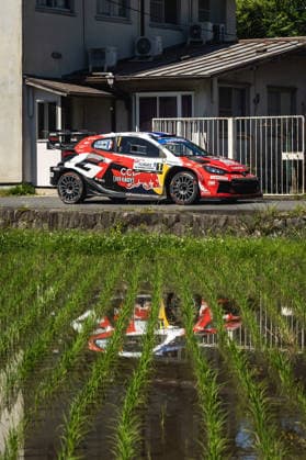 AUTO - WRC, Motorsport Rallye, WM - RALLY JAPAN 2026 01 SÃ bastien OGIER, Vincent LANDAIS, Toyota GR Yaris Rally1, action during the 2026 Rally Japan, 7th round of the 2026 FIA WRC World Rally Car Championship, from May 28 to 30, 2026 at Toyota, Aichi, Japan - ToyotaJapan Copyright: xNikosxKatikisx