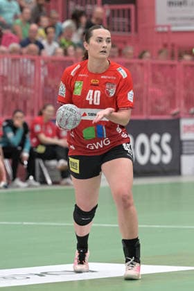 Tena Petika SV Union Halle Neustadt, 40 am with ball TusSies Metzingen vs SV Union Halle Neustadt , Handball, Alsco HBF, 7 Play Off League Matchday, Season 2025 2026, 30 05 2026 TusSies Metzingen vs SV Union Halle Neustadt , Handball, Alsco HBF, 7 Play Off League Matchday, Season 2025 2026, 30 05 2026 Tuebingen Copyright: xEibner-Pressefoto TobiasxBaurx EP_TBR