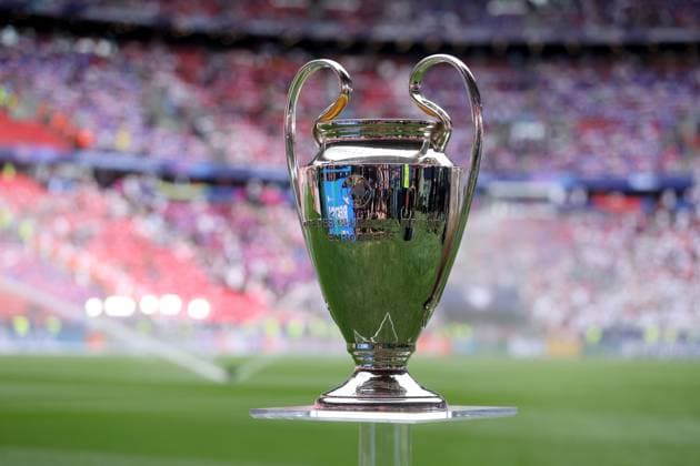 A detailed view of the UEFA Champions League Trophy Paris Saint-Germain v Arsenal, UEFA Champions League, Final, Football, Puskas Arena, Budapest, Hungary - 30 May 2026Budapest Puskas Arena Hungary EDITORIAL USE ONLY No use with unauthorised audio, video, data, fixture lists, club league logos or live services. Online in-match use limited to 120 images, no video emulation. No use in betting, games or single club league player publications. Copyright: xKieranxMcManus Shutterstockx 16898280u