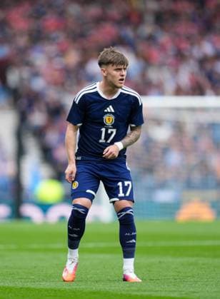 Ben Gannon-Doak of Scotland Scotland v Curacao, International Friendly, Länderspiel, Nationalmannschaft Football, Hampden Park, Glasgow, Scotland, UK - 30 May 2026Glasgow Hampden Park United Kingdom EDITORIAL USE ONLY No use with unauthorised audio, video, data, fixture lists, club league logos or live services. Online in-match use limited to 120 images, no video emulation. No use in betting, games or single club league player publications. Copyright: xStuartxWallace Shutterstockx 16898283o