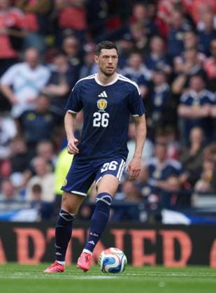 Scott McKenna of Scotland Scotland v Curacao, International Friendly, Länderspiel, Nationalmannschaft Football, Hampden Park, Glasgow, Scotland, UK - 30 May 2026Glasgow Hampden Park United Kingdom EDITORIAL USE ONLY No use with unauthorised audio, video, data, fixture lists, club league logos or live services. Online in-match use limited to 120 images, no video emulation. No use in betting, games or single club league player publications. Copyright: xStuartxWallace Shutterstockx 16898283ai