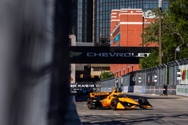 AUTO - IndyCar, Indy Car, IRL, USA - DETROIT GRAND PRIX 2026 07 LUNDGAARD Christian (dnk), Arrow McLaren, Dallara DW12 - Chevrolet, action during the Chevrolet Detroit Grand Prix, 8th round of the 2026 NTT IndyCar Series, on the Streets of Detroit, from May 29 to 31, 2026 in Detroit, Michigan, United States of America - DetroitUnited States Copyright: xJULIENxDELFOSSEx