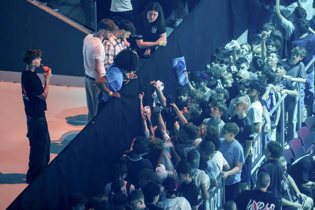 30 05 2026, xkkux, E Sports, FORTNITE MAJOR 1 SUMMIT, season 2025 2026, PSD Bank Dome Düsseldorf The first LAN tournament of the FNCS season 50 duos compete against each other to win the prize pool and qualify for the Global Championship 2026 The duos are distributed as follows 20 EU, 13 NAC, 3 NAW, 5 Brazil, 3 Asia, 3 Oceania and 3 Middle East The top five teams automatically qualify for the Global Championship 2026 Fans zuschauer Nordrhein Westfahlen Germany