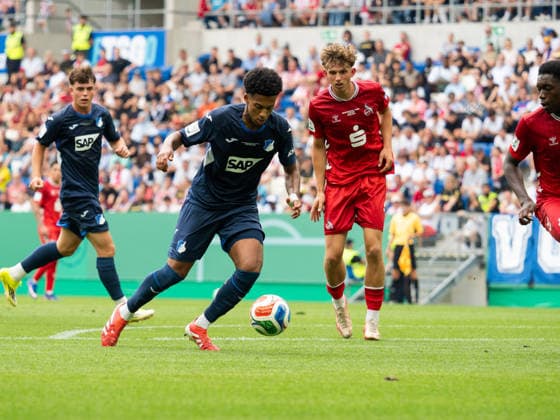 Natnael TSG Hoffenheim U19, 02 on the ball GER, TSG Hoffenheim vs 1 FC Koeln, Football, Final German Championship A Juniors U19 , Season 2025 2026, 31 05 2026 GER, TSG Hoffenheim vs 1 FC Koeln, Football, Final German Championship A Juniors U19 , Season 2025 2026, 31 05 2026 Sinsheim Copyright: xEibner-Pressefoto CarstenxSchwerx EP_CSG